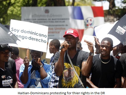 Protest to demand Dominican citizenship