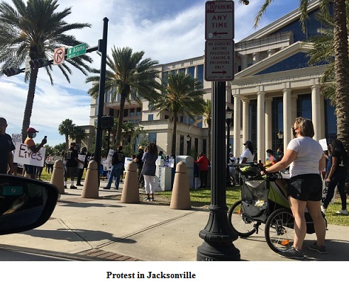 protest in Jacksonville 1